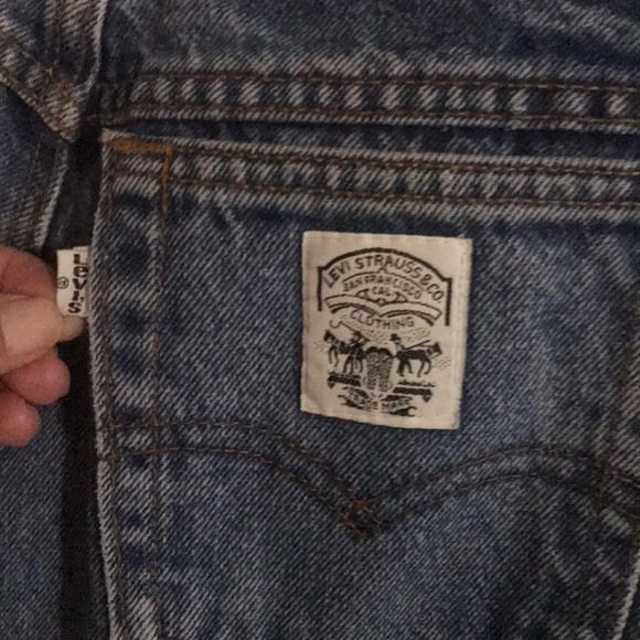 Custom Vintage white label Levi’s high waist jeans - Picture 6 of 8